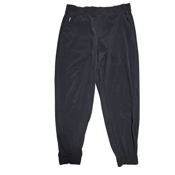 Athleta Brooklyn Legacy Mid Rise Black Jogger Size 12 Large 530631 Athleisure - Picture 4 of 14